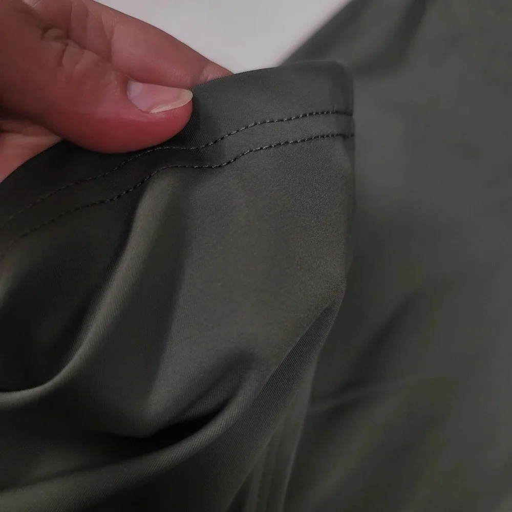 Viodia Olive Green Casual Athleisure‎ Golf Yoga Pants Women Size L